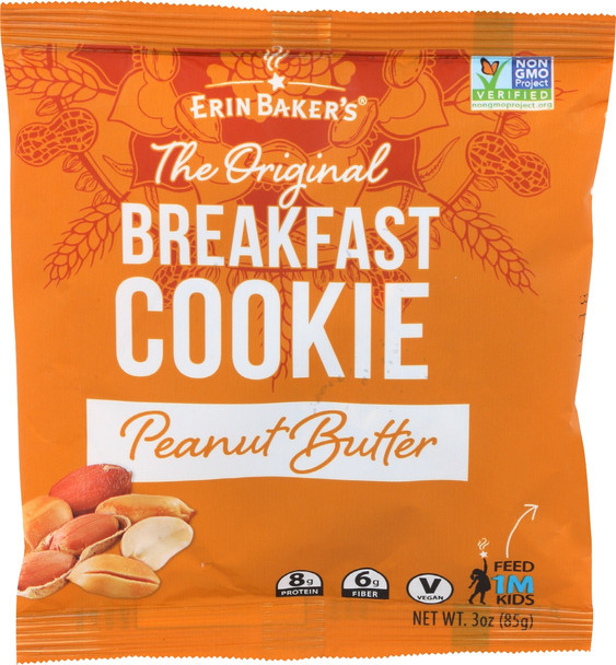 Erin Bakers: Peanut Butter Breakfast Cookies, 3 Oz