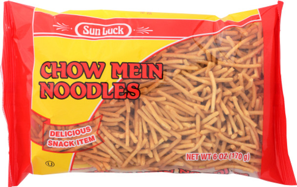 Sun Luck: Chow Mein Noodle Foil Pack, 6 Oz