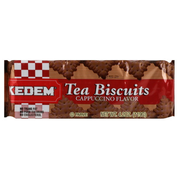 Kedem: Tea Biscuit Cappuccino, 4.2 Oz