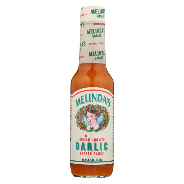 Melindas: Sauce Hot Garlic, 5 Oz