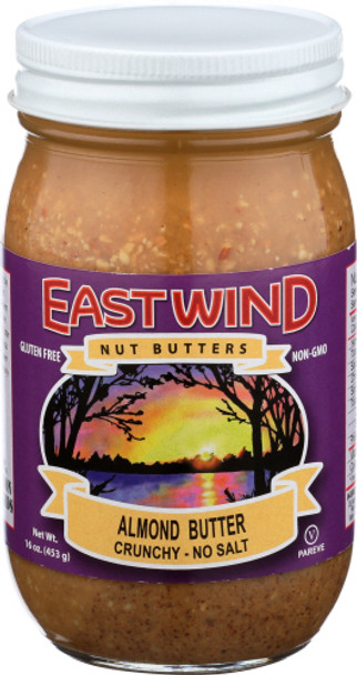 East Wind: Almond Butter Crunchy, 16 Oz