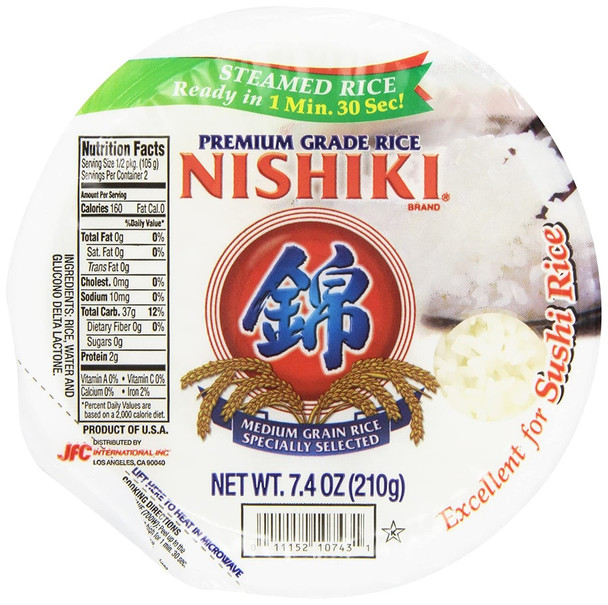 Nishiki: Rice Cooked, 7.4 Oz