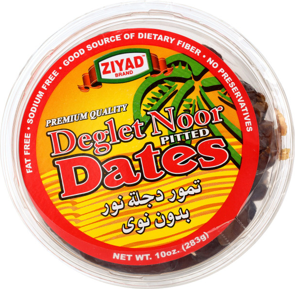 Ziyad: Deglet Noor Pitted Dates, 10 Oz