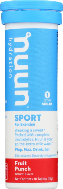 Nuun: Sport Fruit Punch, 10 Tb