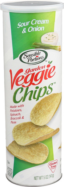 Sensible Portions: Sour Cream And Onion Garden Veggie Chips, 5 Oz