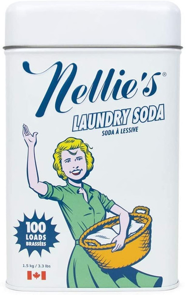 Nellies All Natural: Laundry Soda 100 Loads, 3.3 Lb