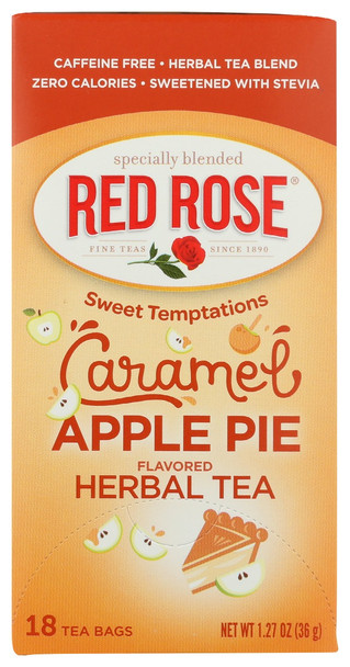 Red Rose: Caramel Apple Pie Herbal Tea, 18 Bg