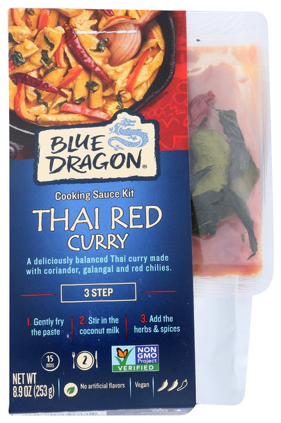 Blue Dragon: Curry Kit Thai Red 3 Step, 8.9 Oz