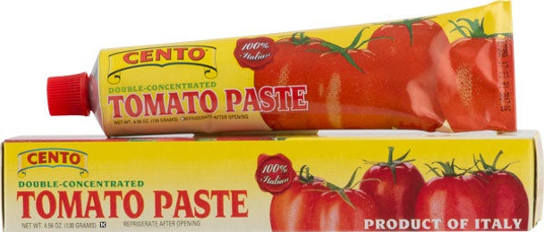 Cento: Double Concentrated Tomato Paste Tube, 4.56 Oz