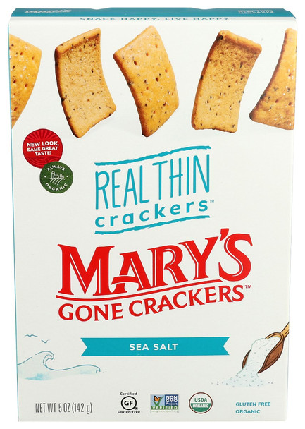 Marys Gone Crackers: Sea Salt, 5 Oz