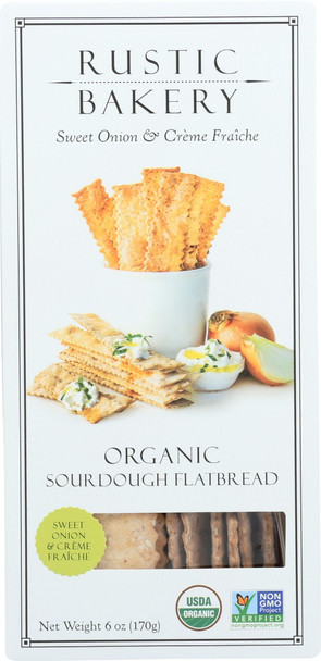 Rustic Bakery: Flatbread Swt Onion Creme, 6 Oz