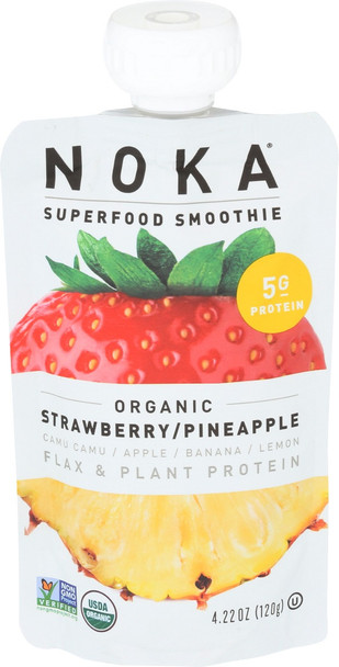 Noka: Strawberry Pineapple Smoothie, 4.22 Oz