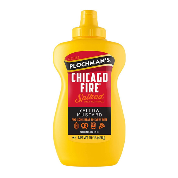 Plochmans: Mustard Chicago Fire, 15 Oz