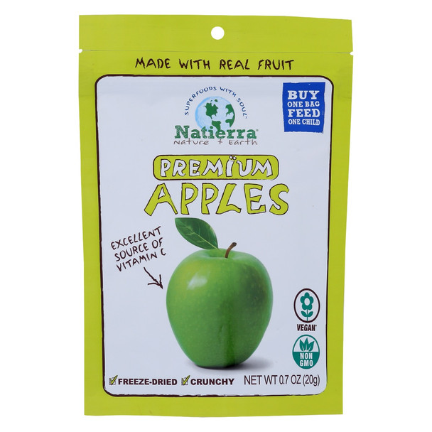 Natierra: Apple Frze Dried Prem, 0.7 Oz