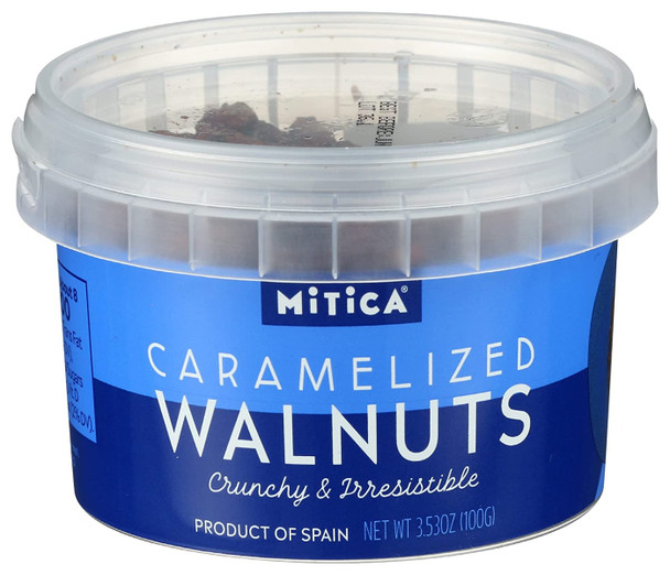 Mitica: Walnuts Crmlzd Minitub, 3.53 Oz