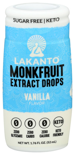 Lakanto: Monk Fruit Vanilla Sweetener, 1.76 Fo