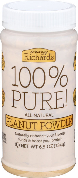 Crazy Richard: Pure Peanut Powder, 6.5 Oz