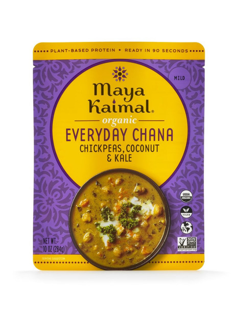 Maya Kaimal: Chickpeas Coconut & Kale Organic Everyday Chana, 10 Oz