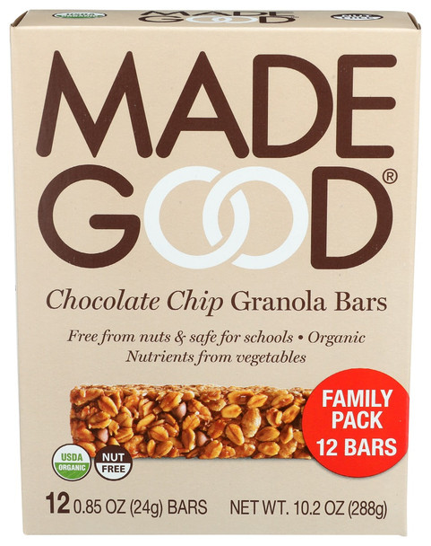 Madegood: Chocolate Chip Granola Bars, 12 Pk