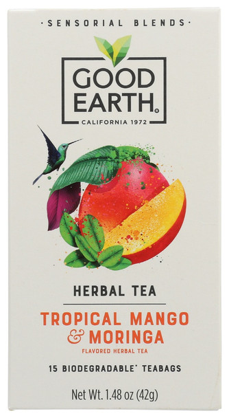 Good Earth: Tea Sens Moringa Mango, 15 Bg