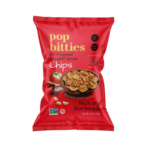 Pop Bitties: Hickory Barbecue Chips, 4.5 Oz