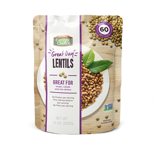 Natures Earthly Choice: Lentils Grain Mwv, 10 Oz