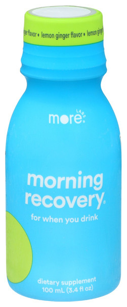 More Labs: Shot Morning Recovery Lemon Ginger, 3.4 Oz