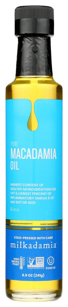 Milkadamia: Oil Macadamia Pure, 8.5 Fo