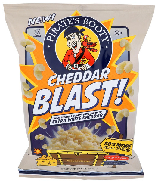 Pirate Brands: Cheddar Blast, 10 Oz