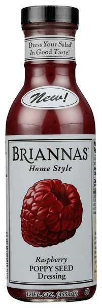 Briannas: Dressing Rsbry Poppy Sd, 12 Oz