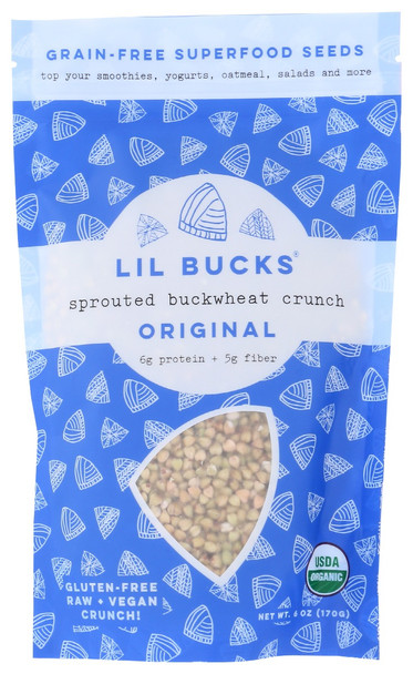 Lil Bucks: Buckwheat Sprouted Orig, 6 Oz