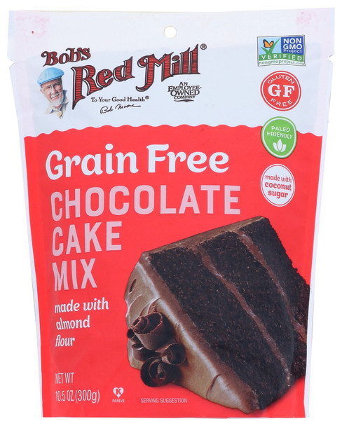 Bobs Red Mill: Mix Cake Chocolate Grn Fr, 10.5 Oz