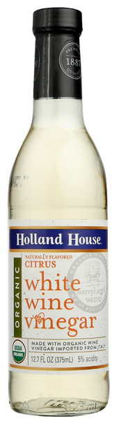 Holland House: Vinegar Wine White Citrus, 12.7 Oz