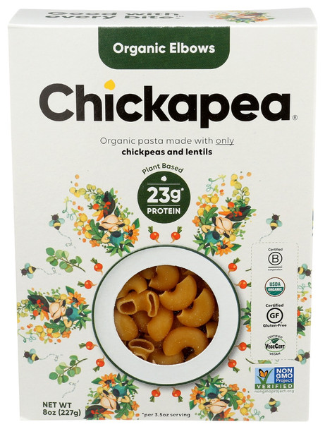 Chickapea: Pasta Elbows, 8 Oz