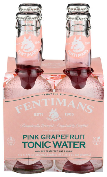 Fentimans: Mixer Tonic Water Pink Grapefruit 4 Pk, 26.8 Fo