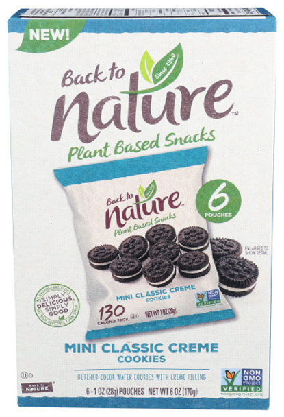 Back To Nature: Cookie Clsc Crm Grab Go, 6 Oz