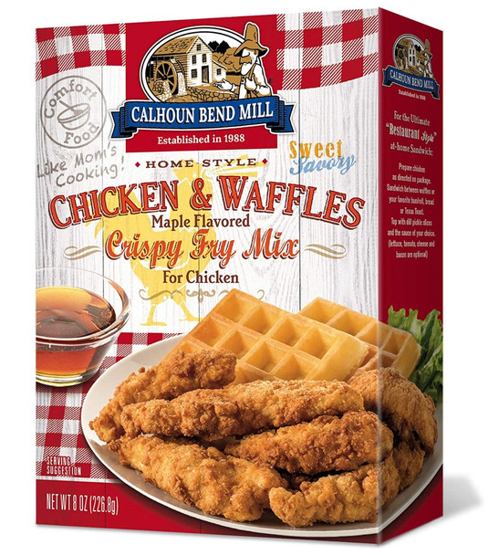 Calhoun Bend: Mix Fry Chkn Waffle, 8 Oz