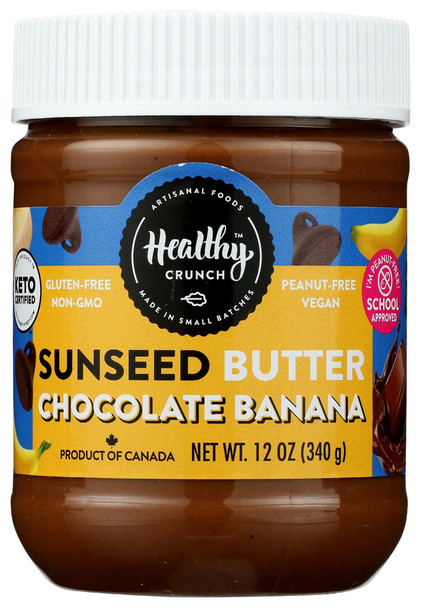 Healthy Crunch: Chocolate Banana Sunseed Butter, 12 Oz