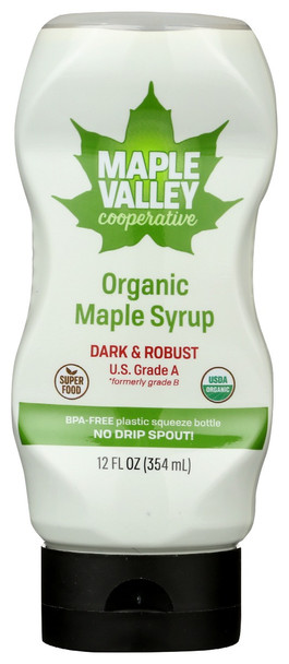 Maple Valley Cooperative: Syrup Maple Drk Robust Sqzble, 12 Oz