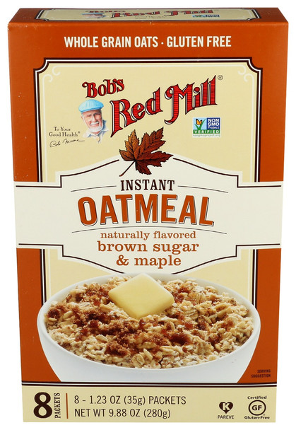 Bobs Red Mill: Oatmeal Brown Sugar Maple, 9.88 Oz