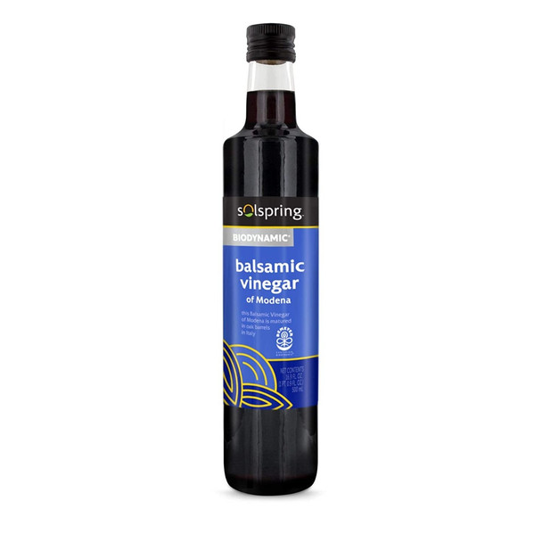 Solspring: Vinegar Balsamic Biodynmc, 16.9 Fo