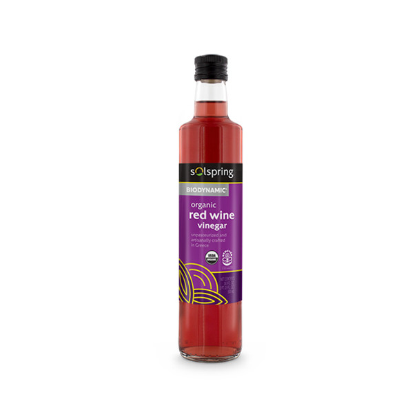 Solspring: Biodynamic Organic Red Wine Vinegar, 16.9 Fo