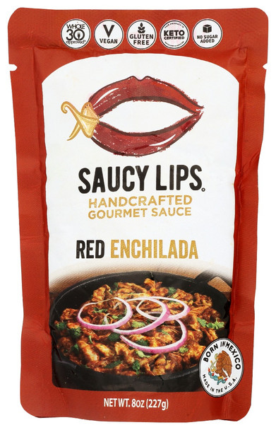 Saucy Lips: Sauce Red Enchilada, 8	 Oz