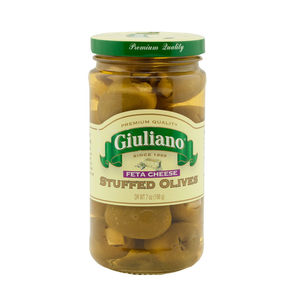 Giuliano: Olive Stfd Feta Chs, 6.5 Oz