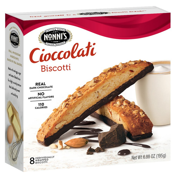 Nonnis: Cioccolati Biscotti, 6.88 Oz