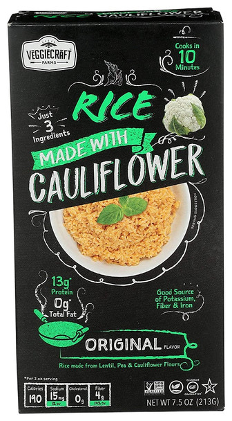 Veggiecraft: Original Cauliflower Rice, 7.50 Oz