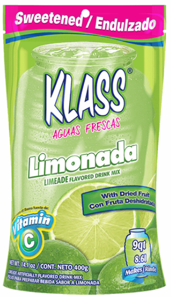 Klass: Beverage Mix Limonada Sweetened, 14.1 Oz