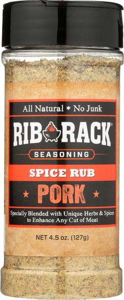 Rib Rack: Spice Rub Seasoning Pork, 4.5 Oz