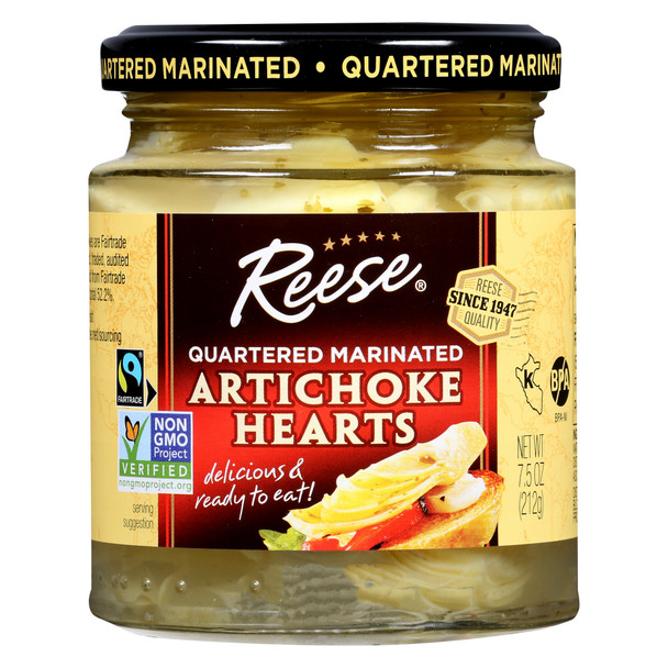 Reese: Marinated Artichokes Hearts, 7.5 Oz