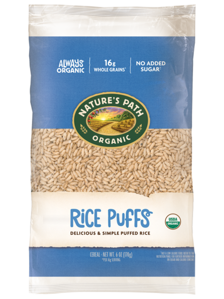 Natures Path: Rice Puffs Cereal Organic, 6 Oz